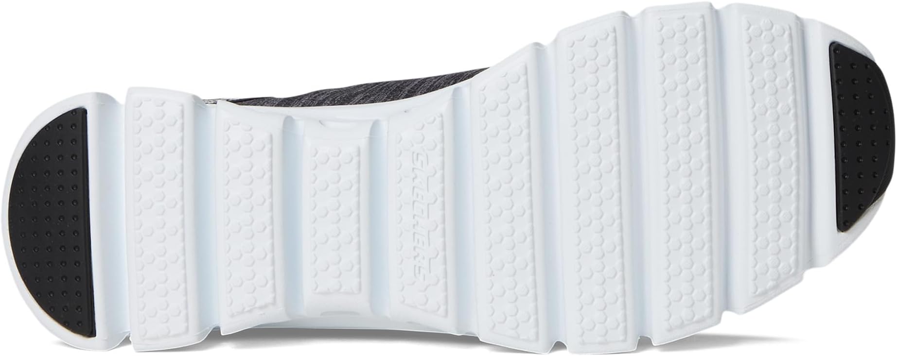Кроссовки SKECHERS Women's Glide Step Peak Hands Free Slip-Ins, Black White — фото 3