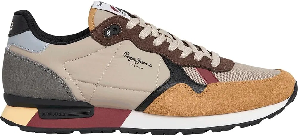 Кроссовки Pepe Jeans Herren Brit Colors MSneak, Brown Caramel Beige