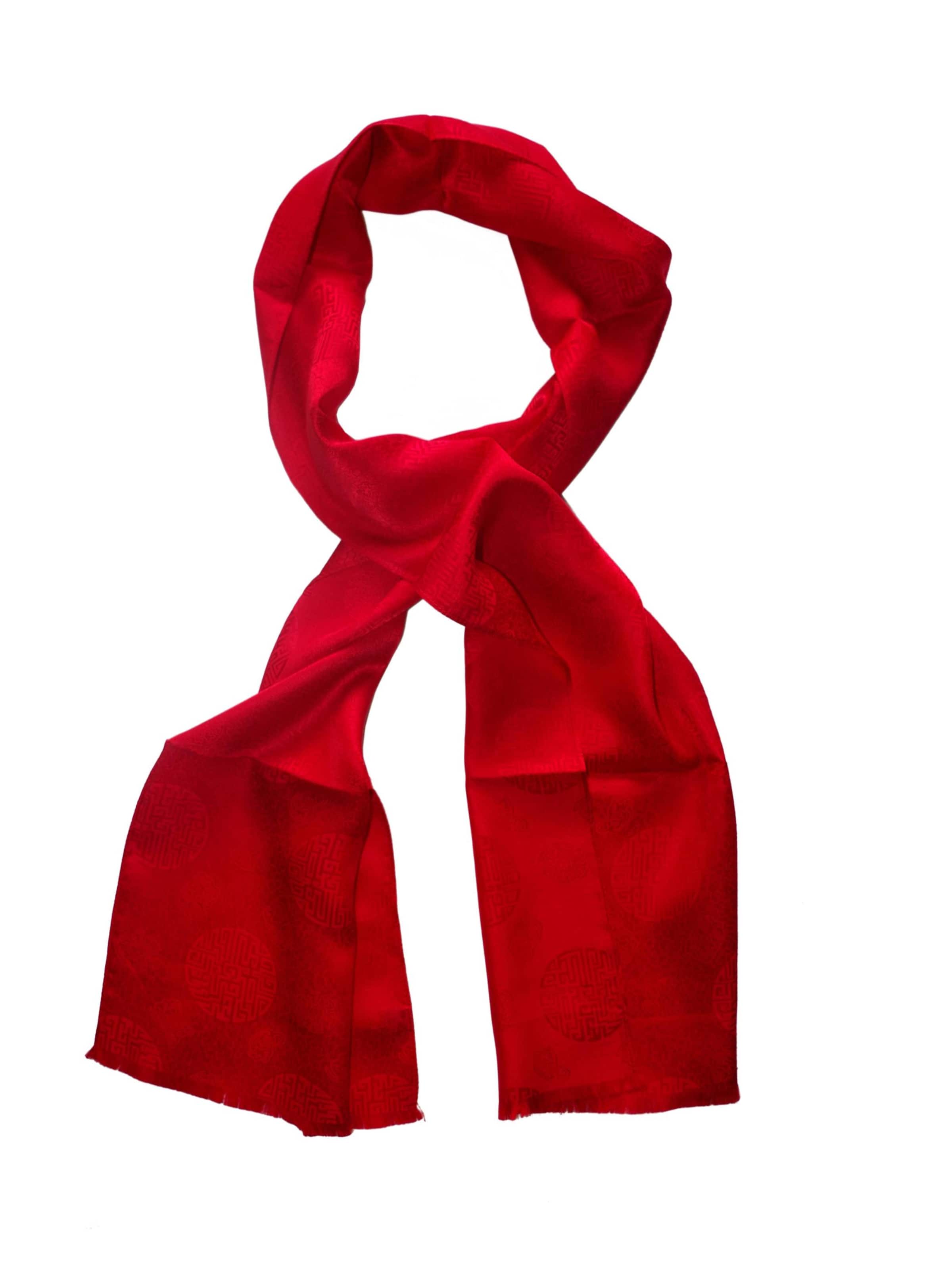 

Posh Gear Шарф 'Satinecho' в темно-красном цвете