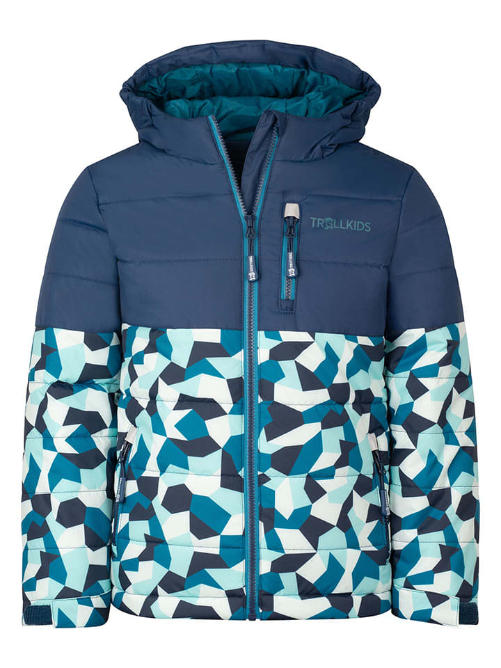 

Куртка для лыж/сноуборда "Hemsedal" темно-синего цвета Trollkids
