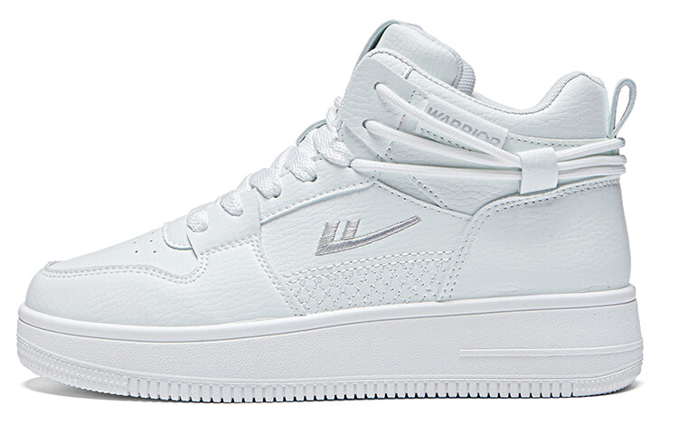 

Кроссовки WARRIOR Skateboarding Shoes Unisex High-top White, белый