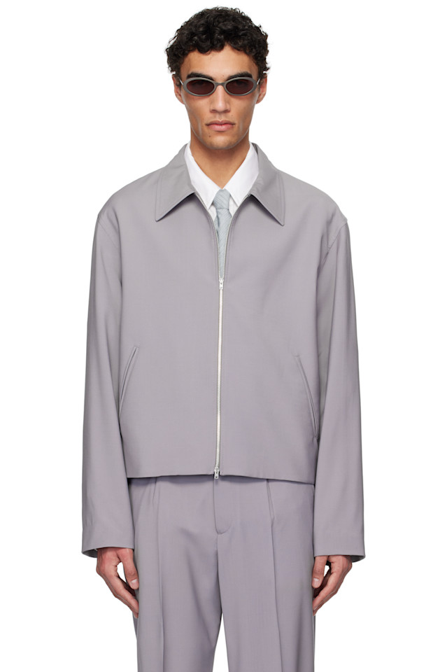 

Мини-жакет Our Legacy, цвет dusty lavender high twist wool