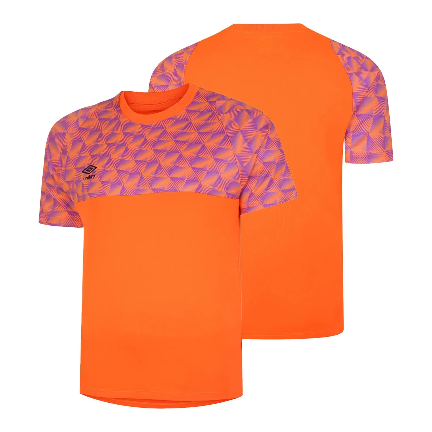 Футболка детская с графическим принтом Umbro, терракотовый — фото 3