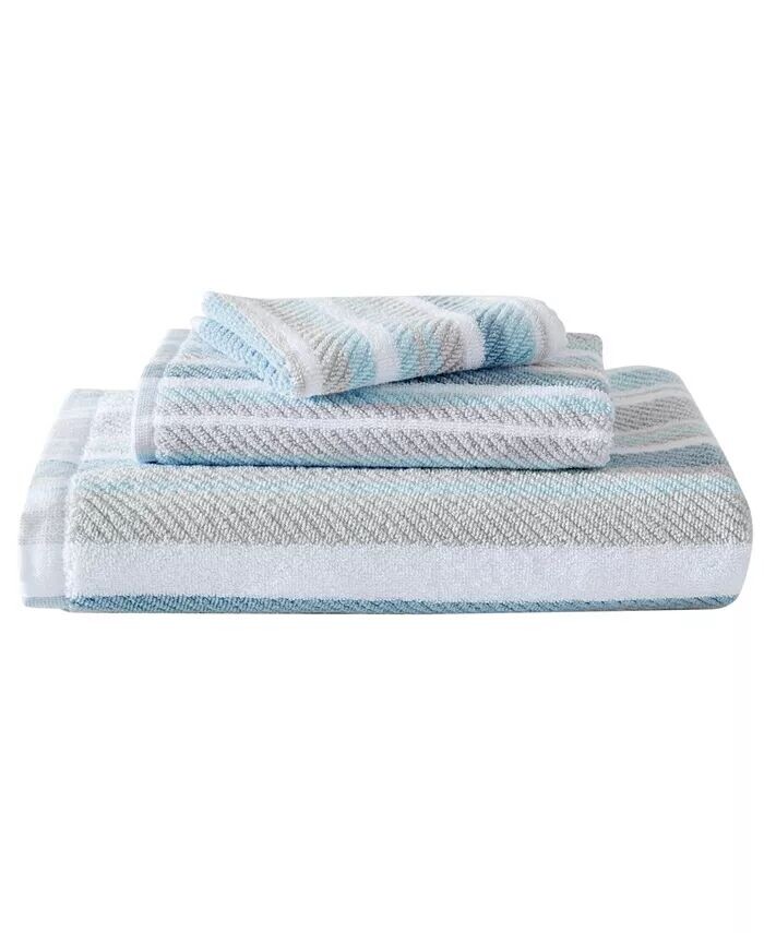 

Tommy Bahama Ocean Bay Stripe Bay 3 шт. Набор полотенец Tommy Bahama Home, синий