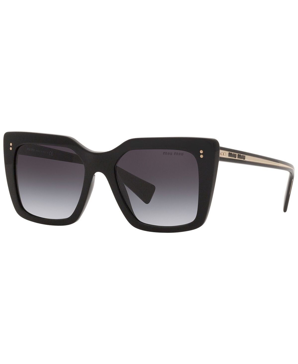 

Женские солнцезащитные очки, MU 02WS 53 MIU MIU, черный