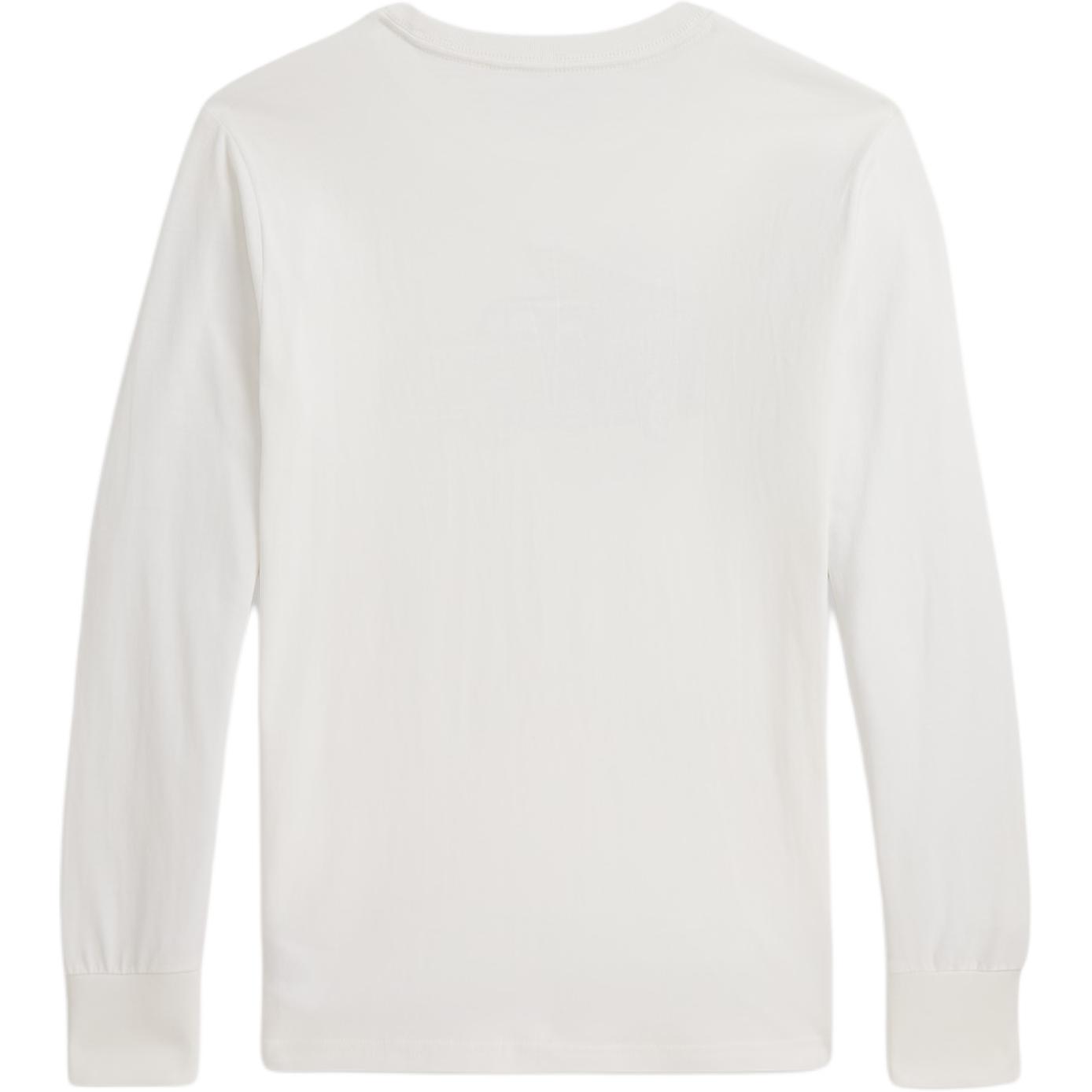 Детская футболка Polo Ralph Lauren, cream — фото 3