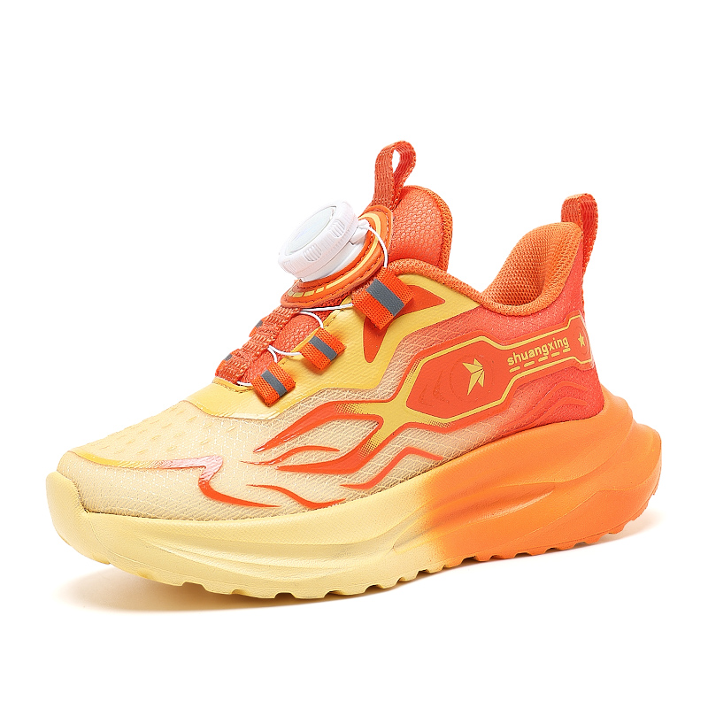 

Нескользящие, износостойкие, амортизирующие, воздухопроницаемые, легкие амортизирующие низкие беговые кроссовки для детей Binary, sx90170d sun оранжевый[breathable mesh]