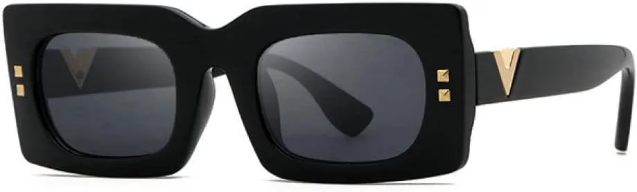 

Ретро солнцезащитные очки для женщин и мужчин, маленькая оправа, женские солнцезащитные очки для вождения, защита от ультрафиолета UV400 LANGSER, Black Black