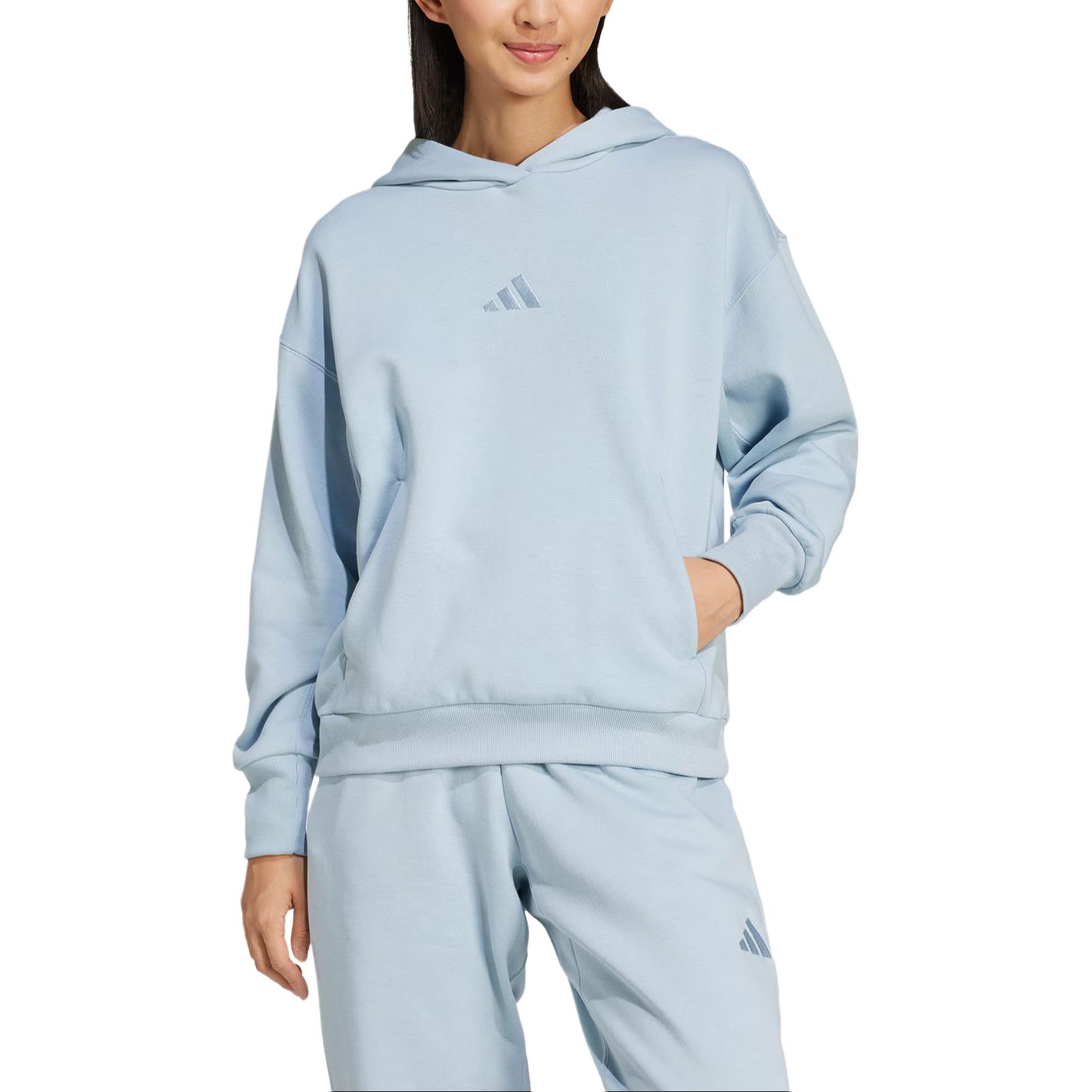 Футболка Adidas W ALL SZN BF HD Женская Синяя — фото 3
