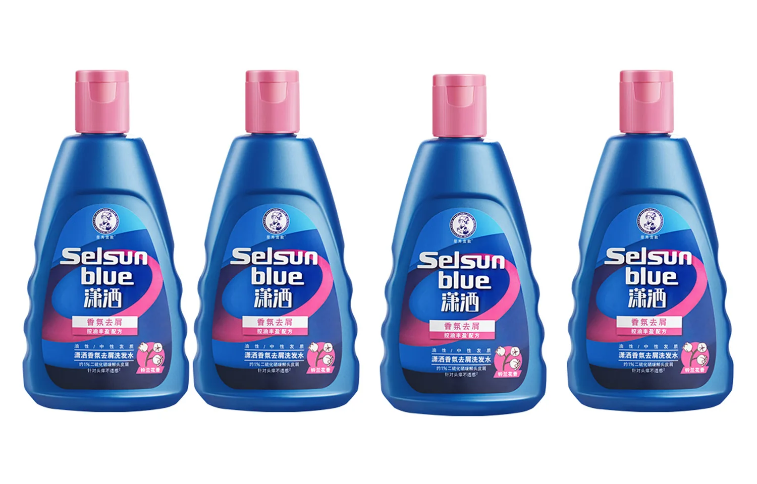 Шампунь от перхоти с ароматом ландыша Mentholatum, 200ml*4