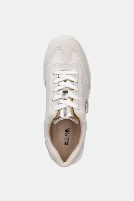 Кроссовки детские с шармом JEM SCOTTY CHARM Michael Kors, бежевый — фото 4