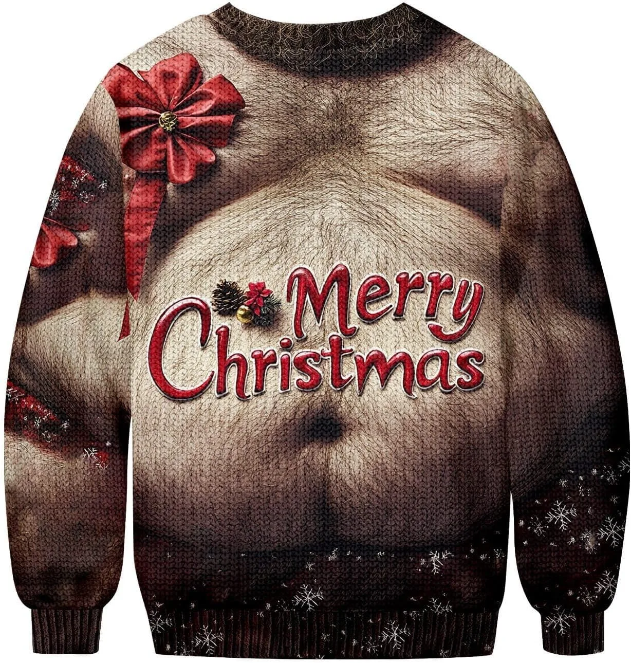 Свитер мужской Hilarious Ugly Christmas с длинным рукавом — фото 3
