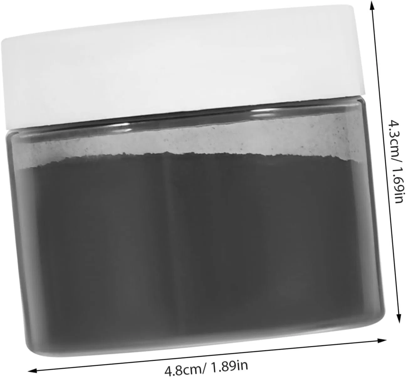 Грим для спецэффектов Smoke Powder, черный, 4.8x4.8x4.3 см — фото 2