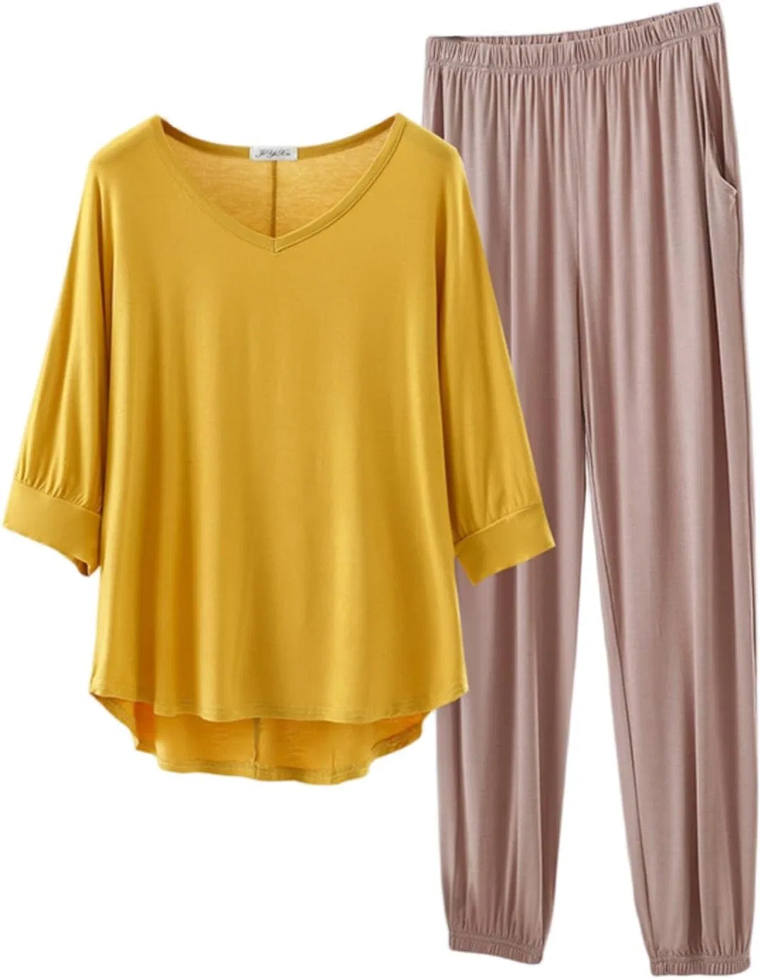 Комплект пижамы модальный, Yellow