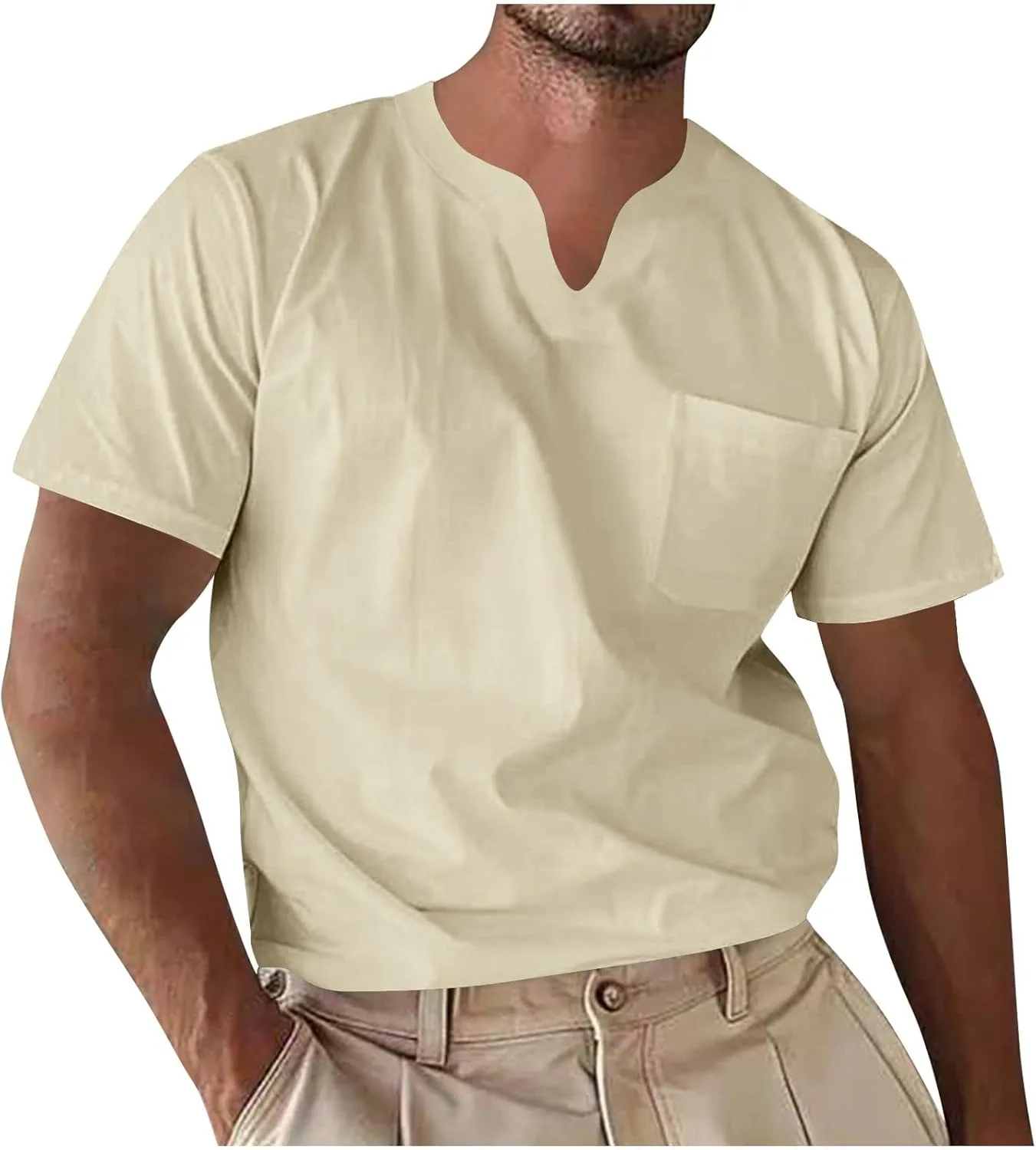 

Мужская футболка V-образного выреза для фитнеса