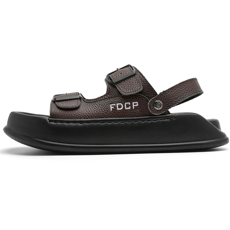 

YEDANI Мужские пляжные сандалии коричневые, цвет Brown