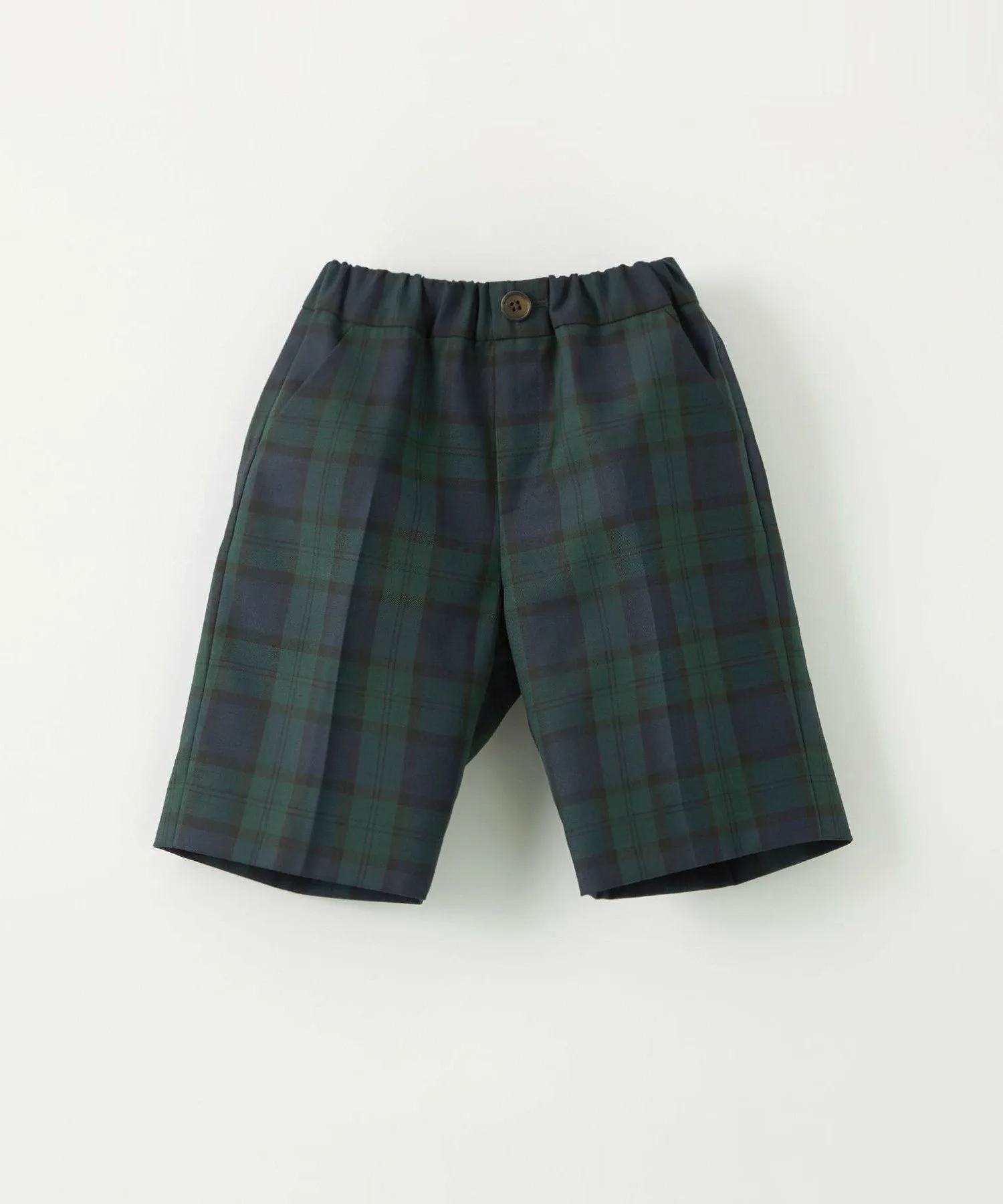 Детские шорты TRW Black Watch 110-130 см United Arrows Green Label Relaxing, DK.GREEN
