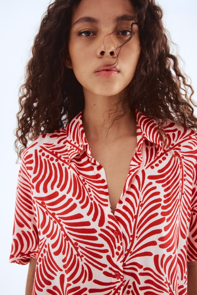 

Блузка из жатой вискозы H&M, мультиколор