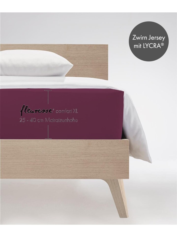 

Простыня Fleuresse Comfort XL, цвет himbeere