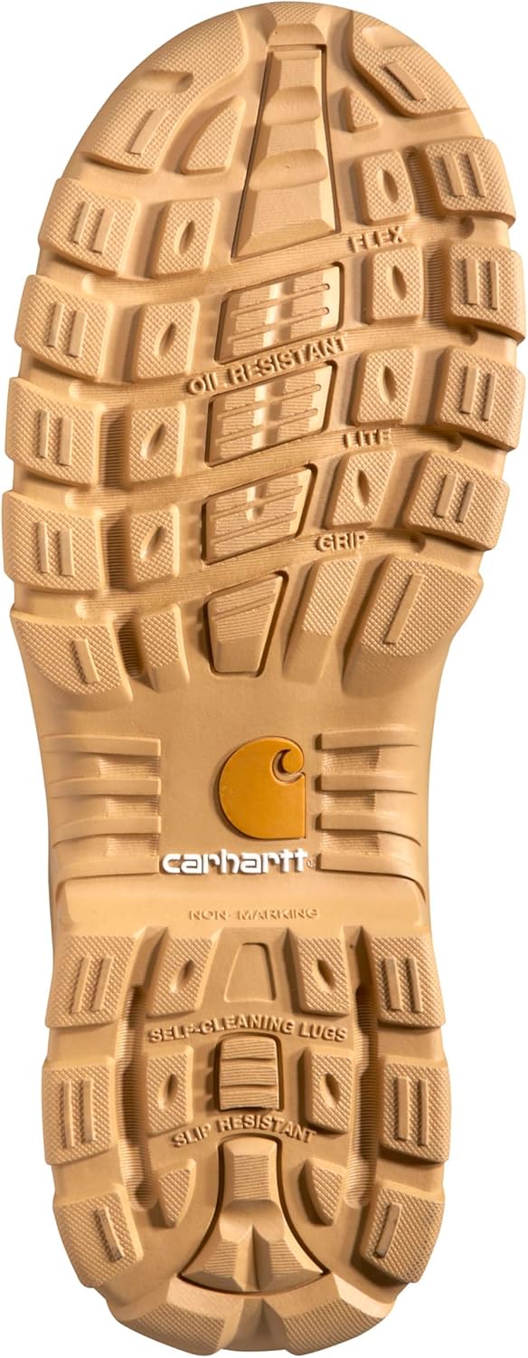 Мужские рабочие ботинки Carhartt Rugged Flex с водонепроницаемой защитой и мягким носком, 6 дюймов — фото 4