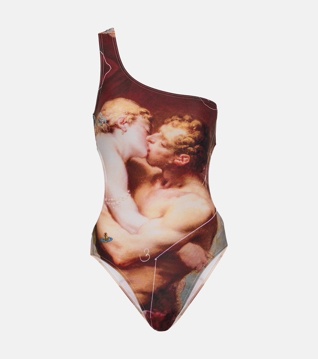 

Купальник Kiss на одно плечо Vivienne Westwood, The Kiss
