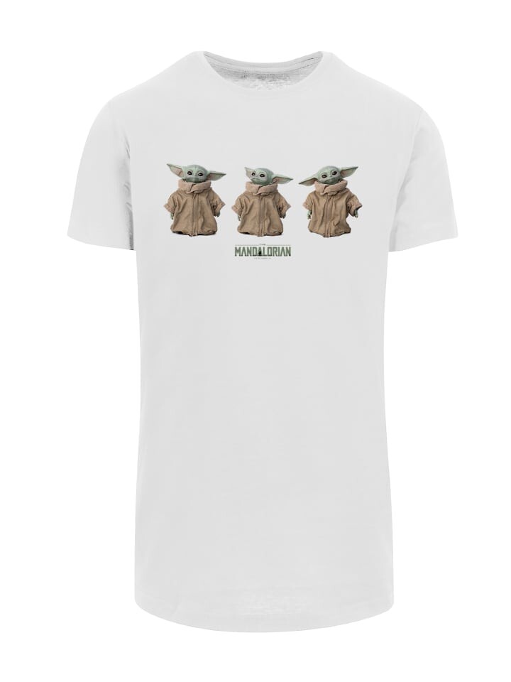 

Футболка F4NT4STIC Star Wars The Mandalorian Baby Yoda, белый