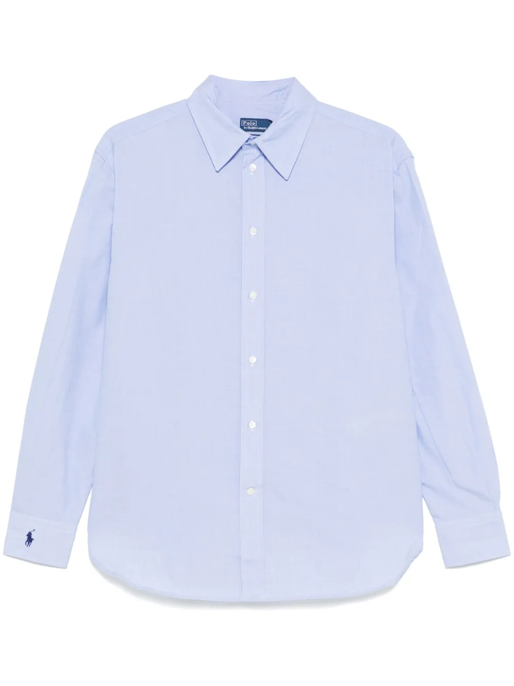 

Поплиновая рубашка POLO RALPH LAUREN, синий