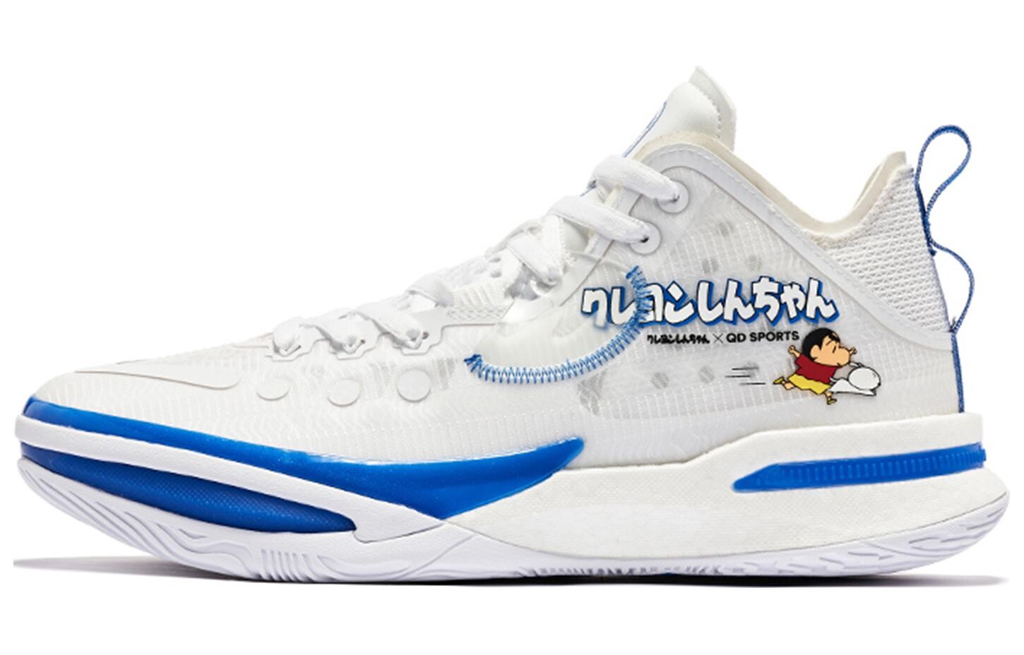 

Баскетбольные кроссовки Wind Blade 3PRO Basketball Shoes Men Mid-Top White/Red Qiaodan