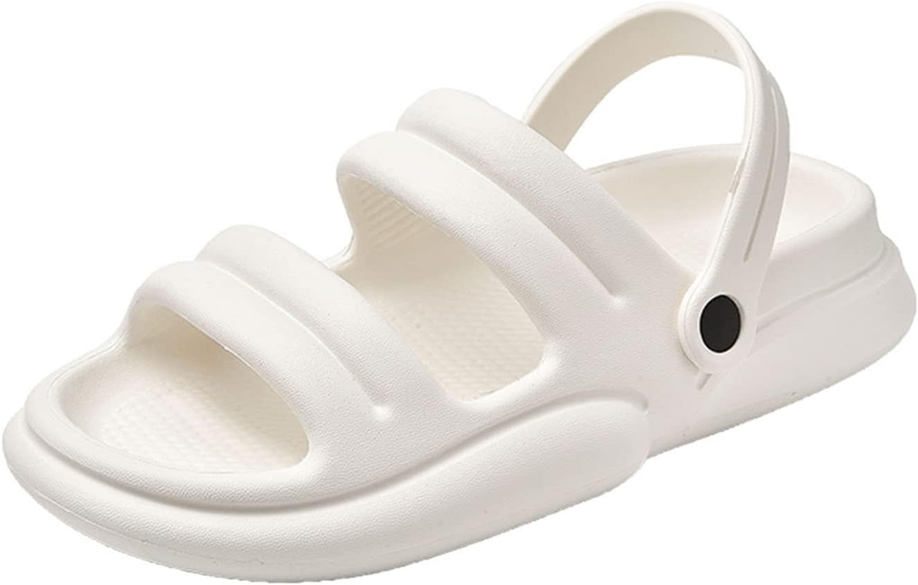 

Женские летние сабо Meidiastra, открытые пляжные сандалии с мягкой подошвой из ЭВА, белый