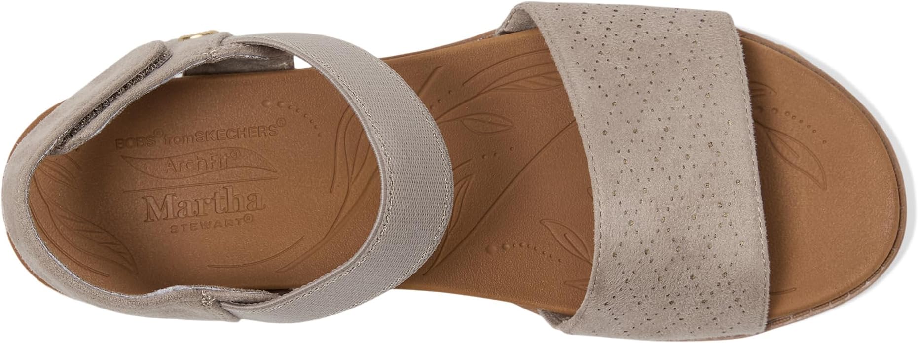 Сандалии BOBS from SKECHERS Martha Stewart Arch Fit Beach Kiss-Beyond Chic, серо-коричневый — фото 2