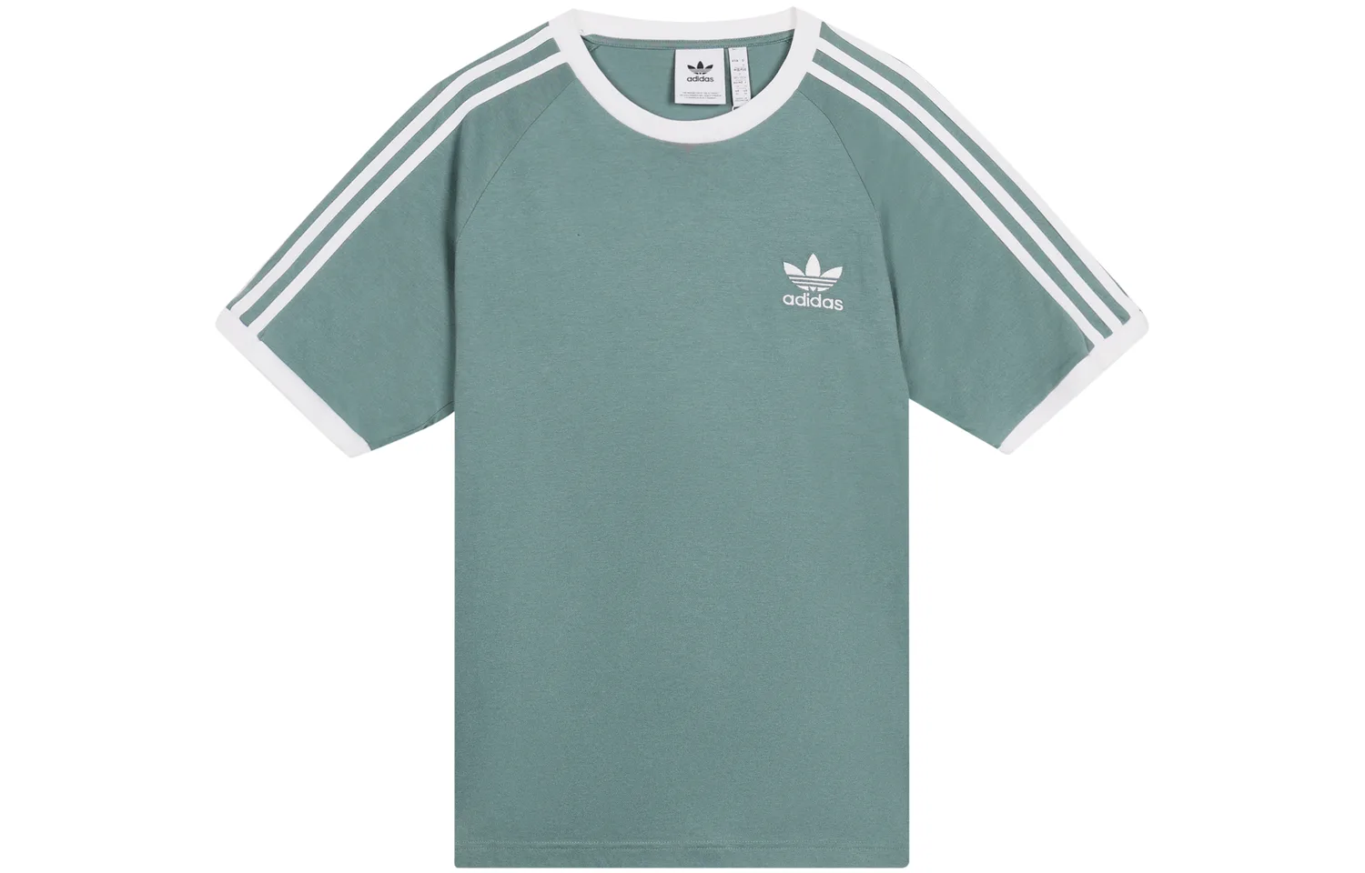 Adidas Originals Футболка мужская с тремя полосками Emerald — фото 2
