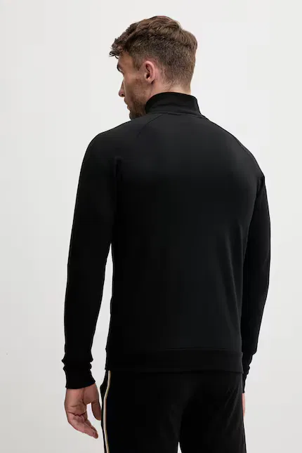 Олимпийка мужская на молнии Authentic Jacket Z BOSS, черный — фото 3