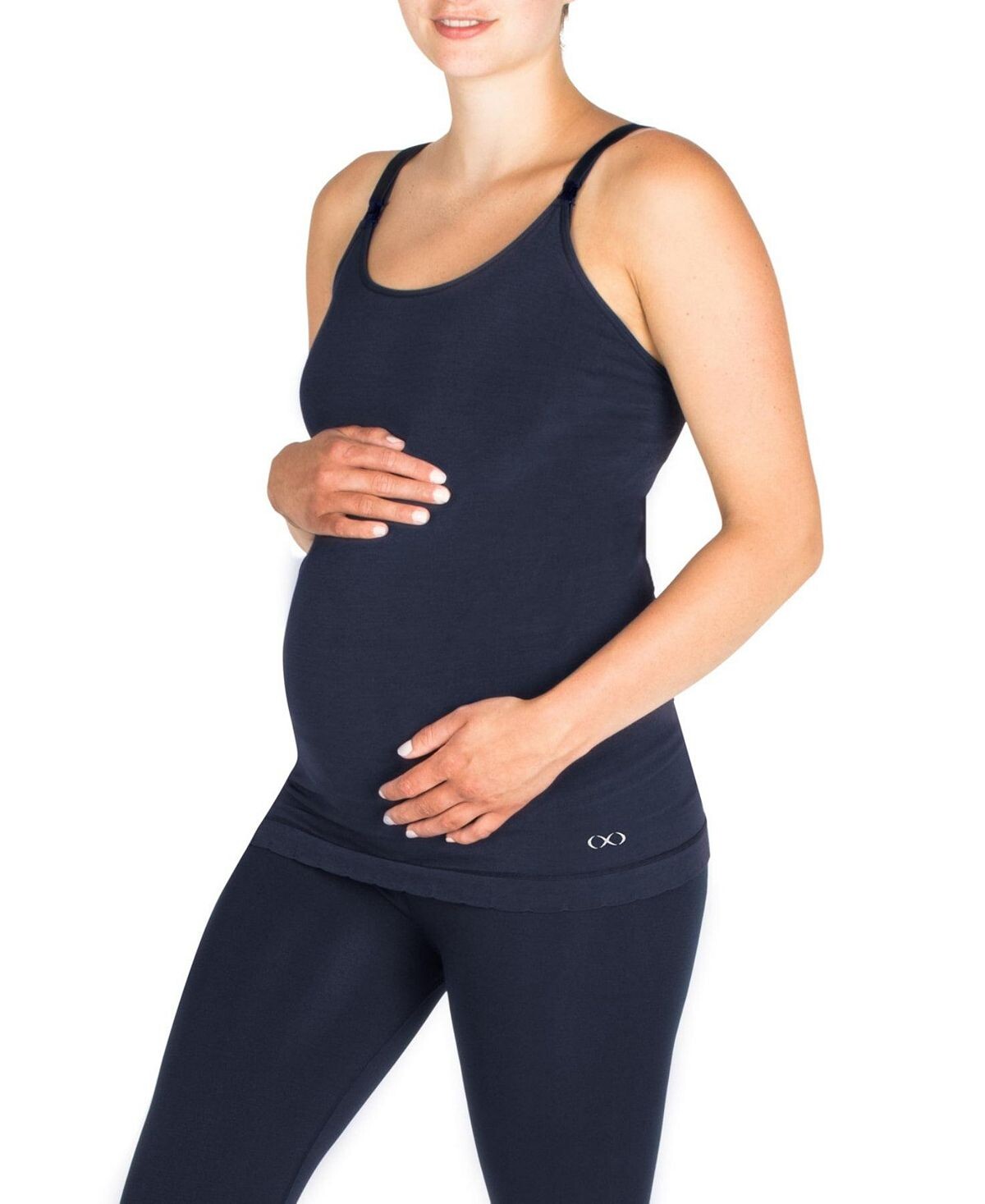 

Вискоза для беременных Hannah из бамбукового резервуара для кормления йогой Modern Eternity Maternity, темно-синий