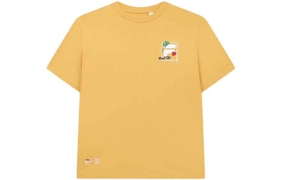 

Футболка X THE MET Co-branded Series женская желтая Fila