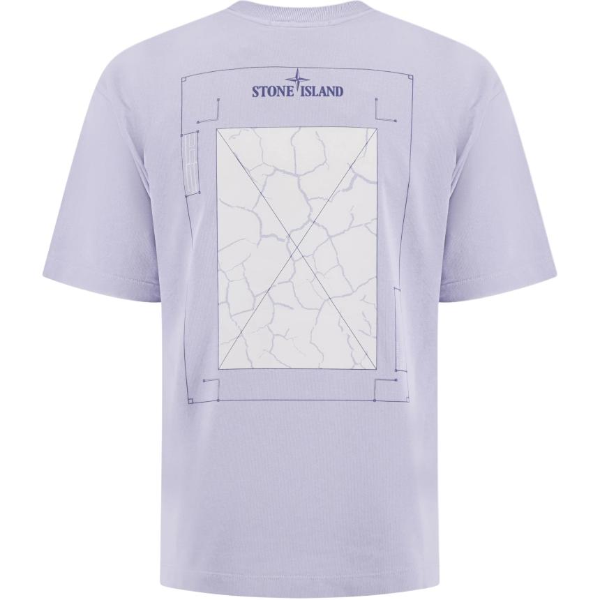 Футболка Jersey 21002RC STONE ISLAND, фиолетовый — фото 2