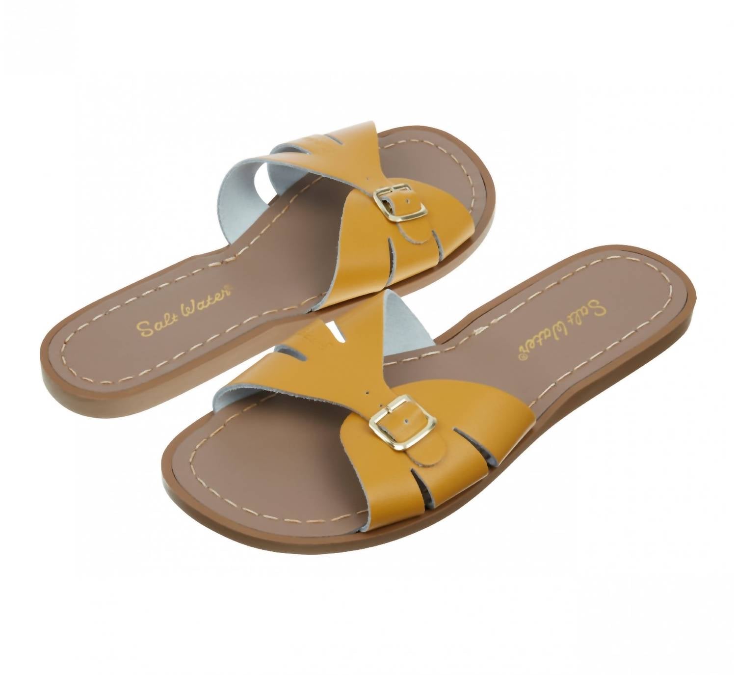 Женские классические шлепанцы Mustard Salt Water Sandals, Mustard