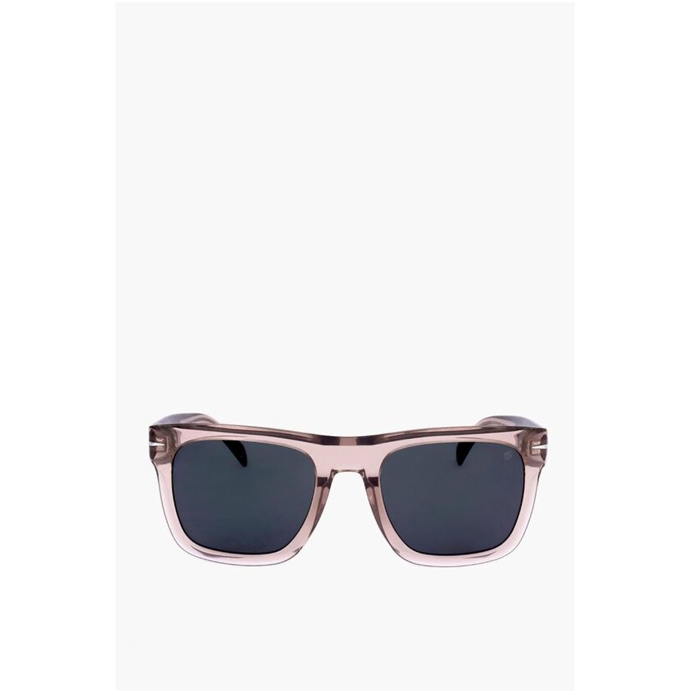 

Солнцезащитные очки Wayfarer с прозрачной оправой David Beckham, Brown