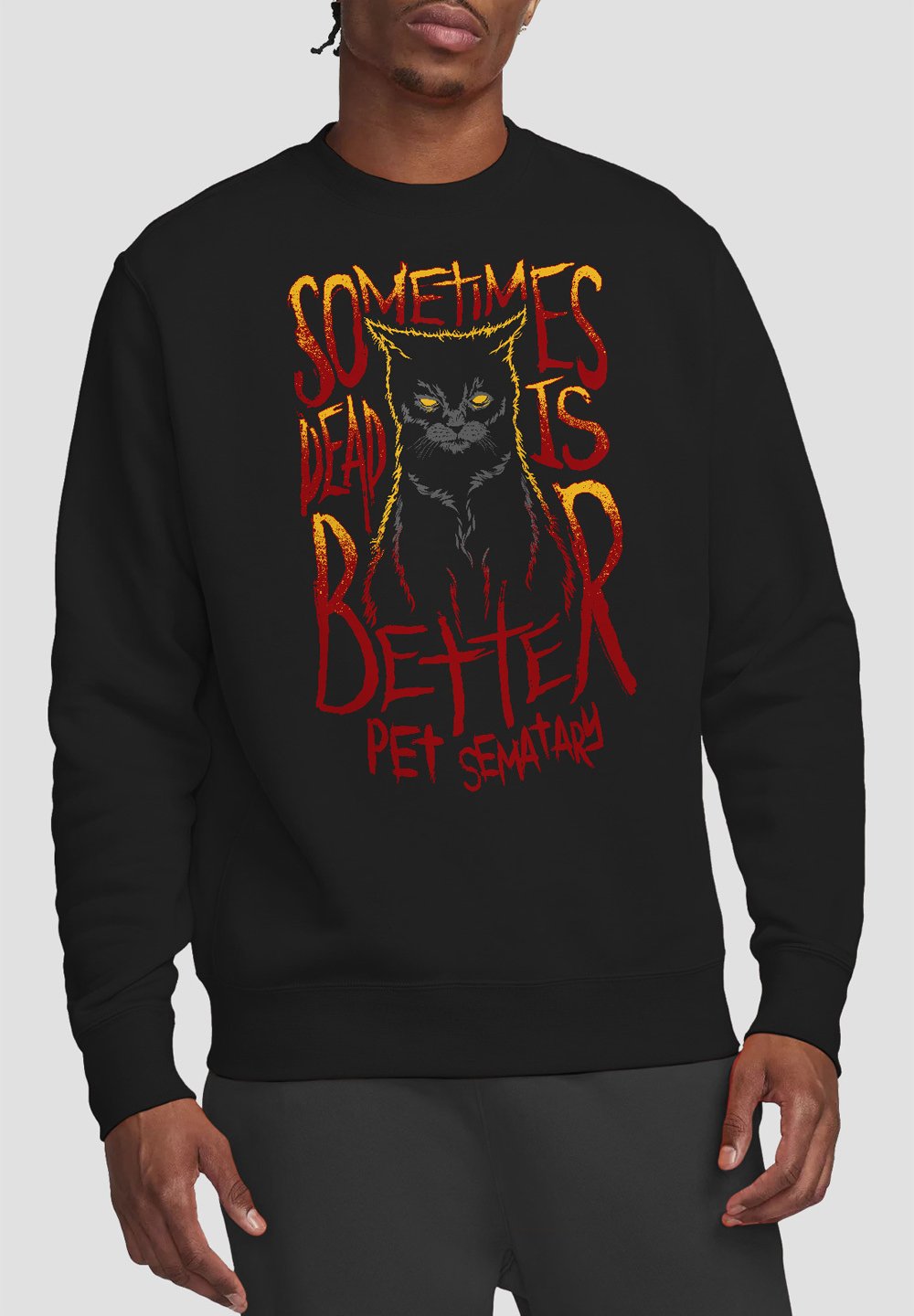 

Толстовка PET SEMATARY DEAD IS BETTER Cotton Soul, черный
