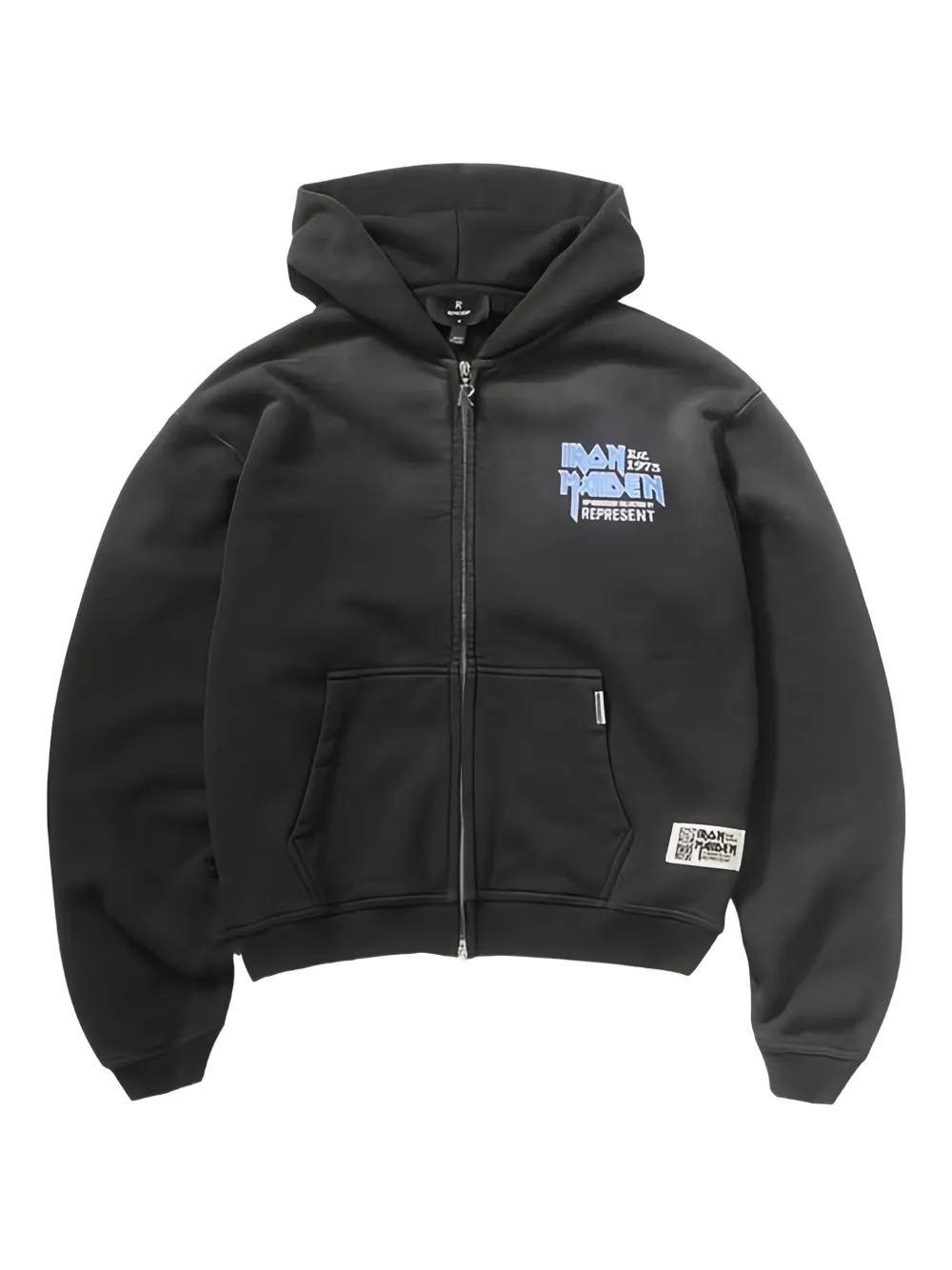 

Худи Iron Maiden на молнии Represent, черный