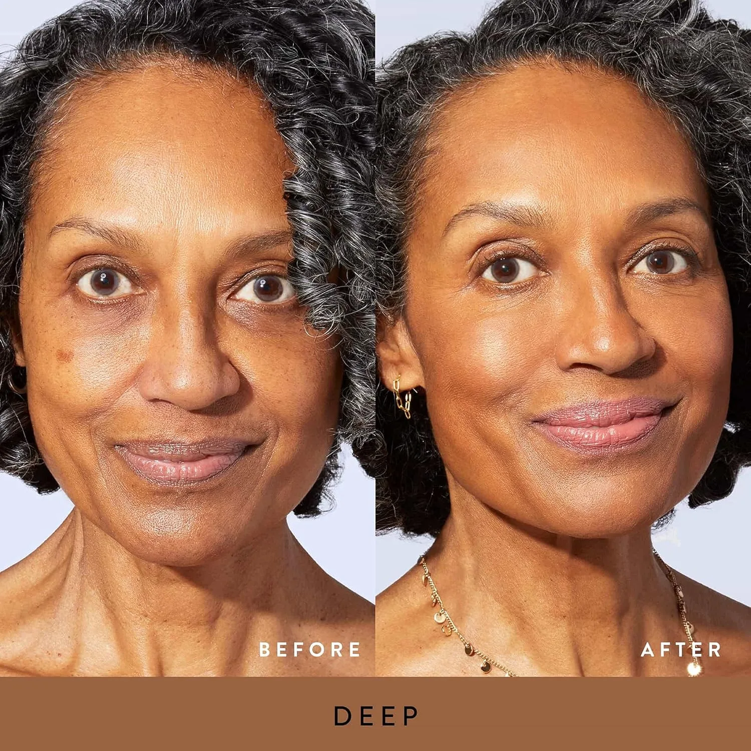 Набор для макияжа лица LAURA GELLER NEW YORK Face the Day Kit (3 PC) - тональная основа Balance-n-Brighten, Deep, праймер для выравнивания кожи Spackle, кисть для макияжа Hydrate + Airbrush Round Kabuki, Deep — фото 3