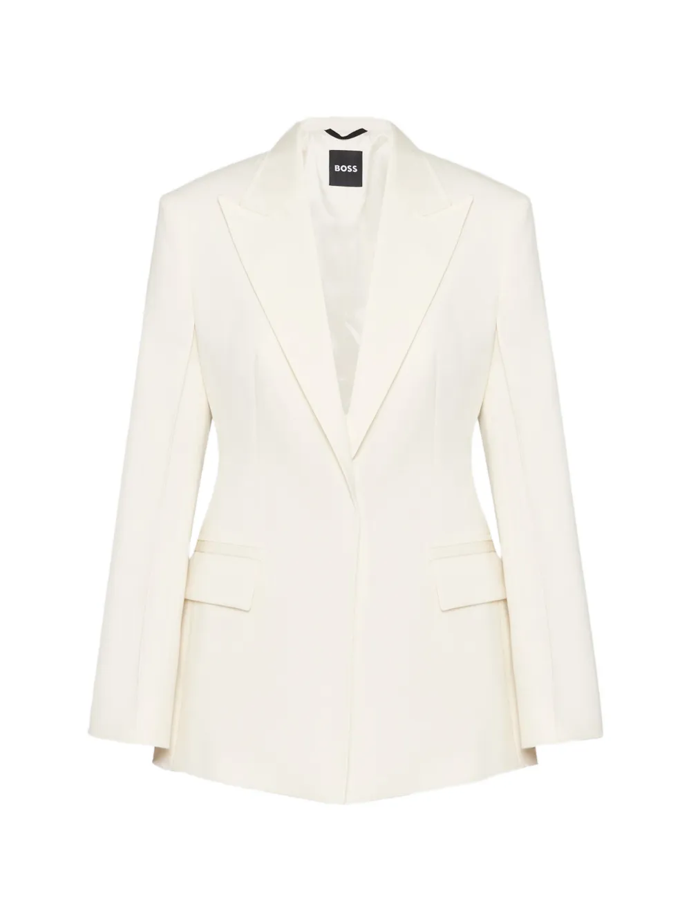 

Пиджак на пуговицах Boss, бежевый