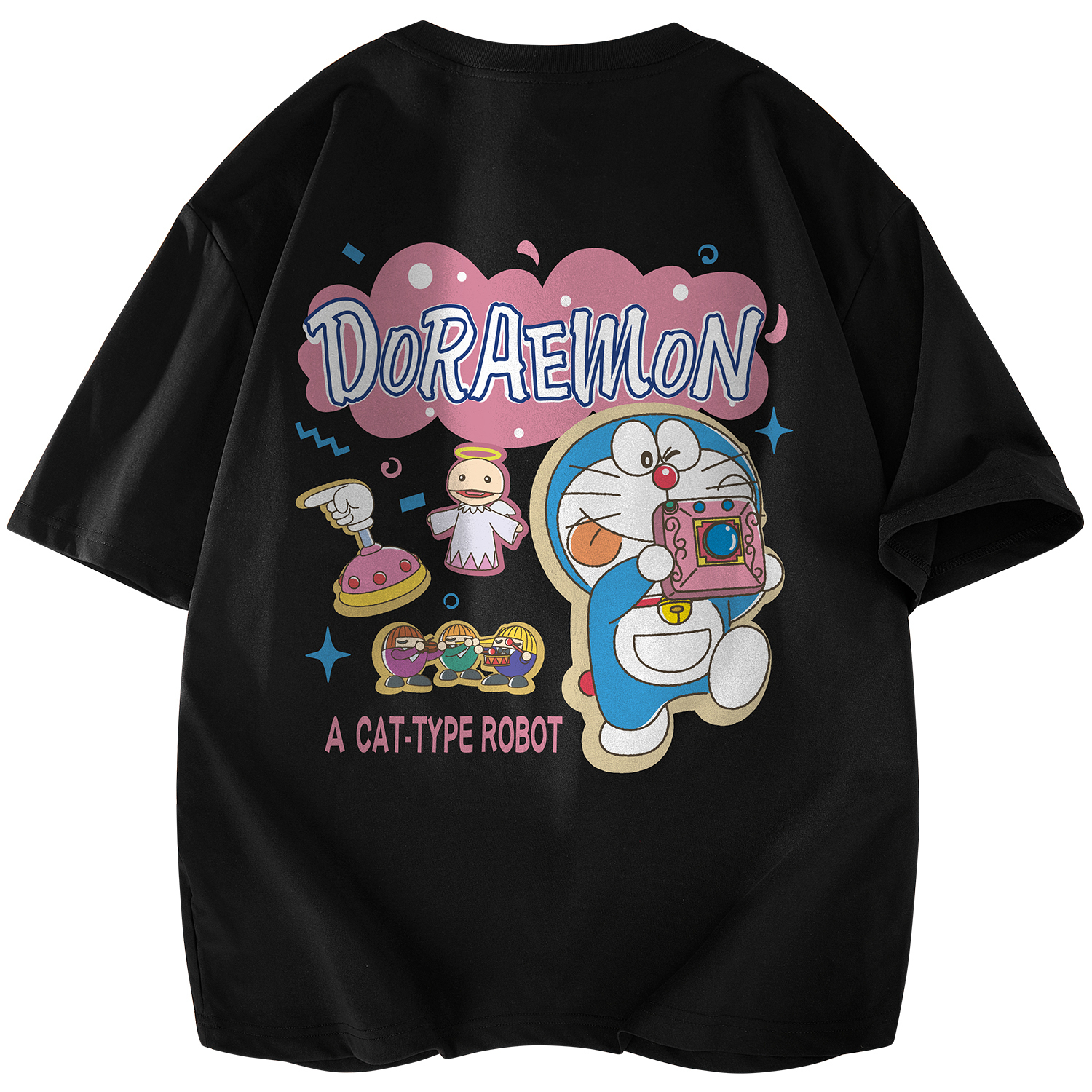 

Футболка Unisex Doraemon, Светло-зелёный гороховый