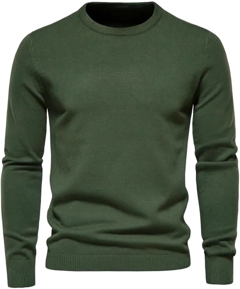 

Мужской вязаный свитер с V-образным вырезом