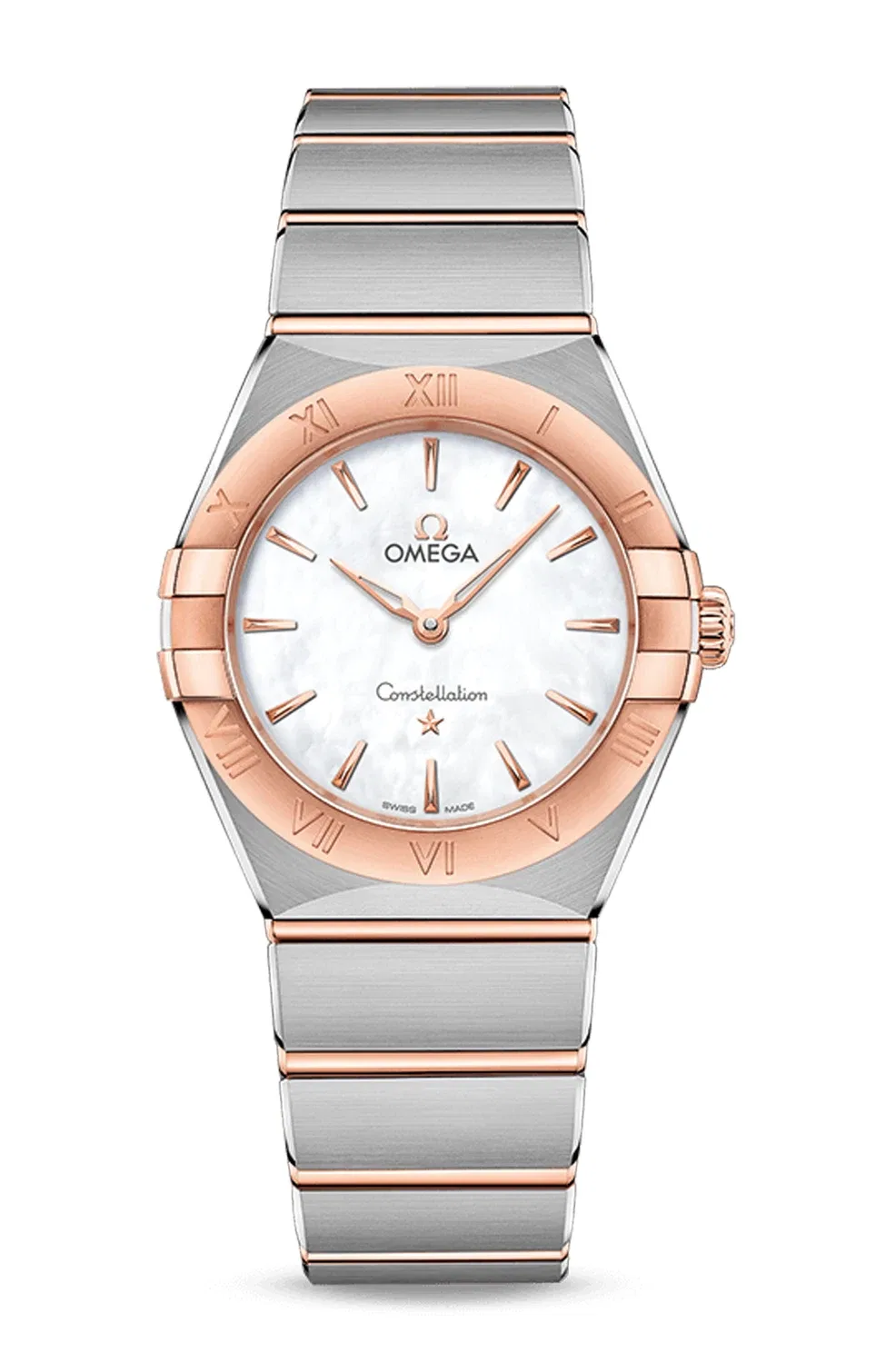 CONSTELLATION MANHATTAN КВАРЦ 28 ММ - 131.20.28.60.05.001 OMEGA, черный