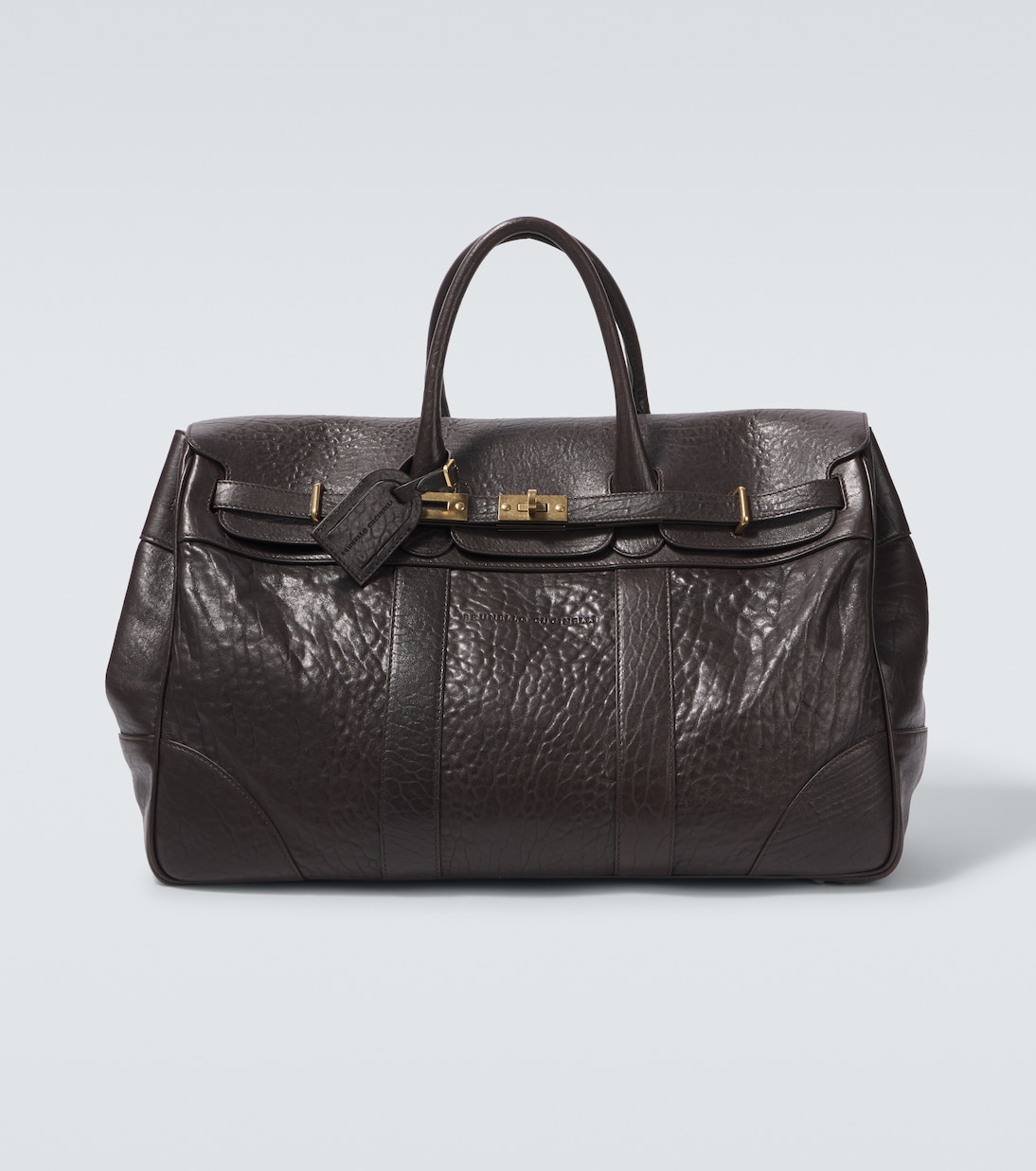 

Кожаная дорожная сумка Brunello Cucinelli, C4214