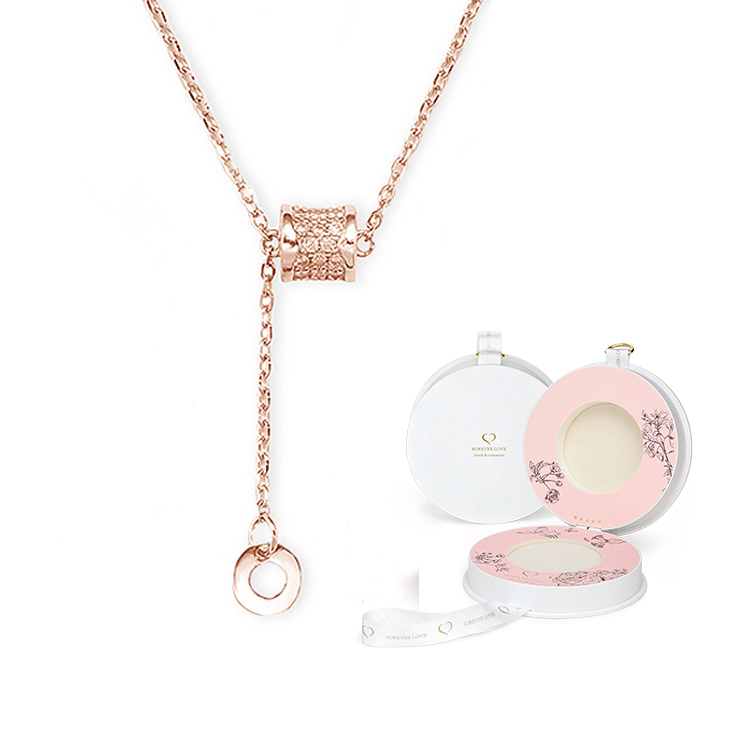 

Позолоченное медное ожерелье для женщин с двухцветным вариантом "Счастливый ящик" KADER, Xl2216-F1