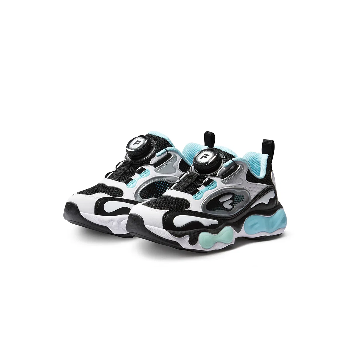 Кроссовки детские Heritage FHT FILA KIDS черно-белые — фото 4