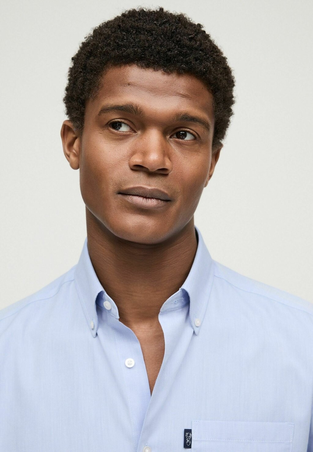 

REGULAR FIT Button Down Oxford Short Sleeve Next, Рубашка синий