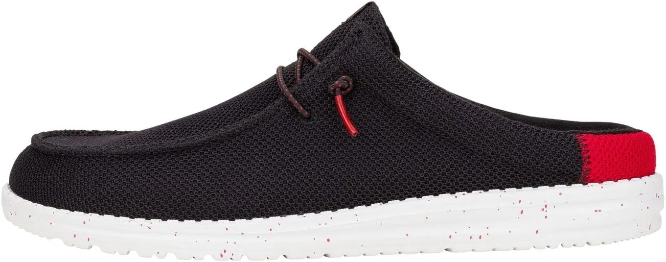 Мокасины мужские HEYDUDE, Black/Red