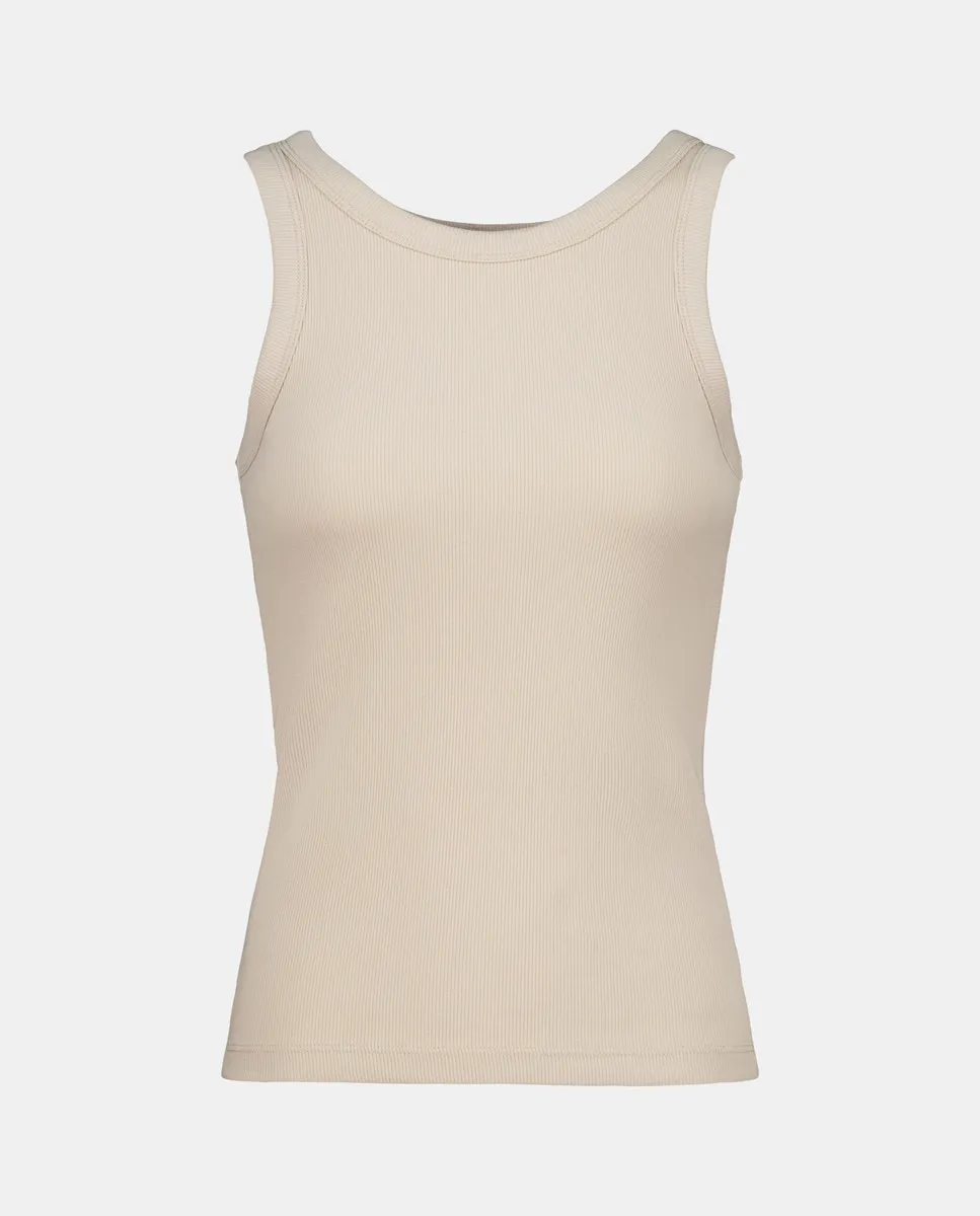 

Женский топ с ребристыми бретелями Easy Wear, цвет 850 Piedra
